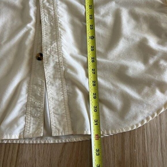 ExOfficio Adventure Shirt Mens Medium Beige Tan Mesh Performance Vented Hike - Picture 5 of 10